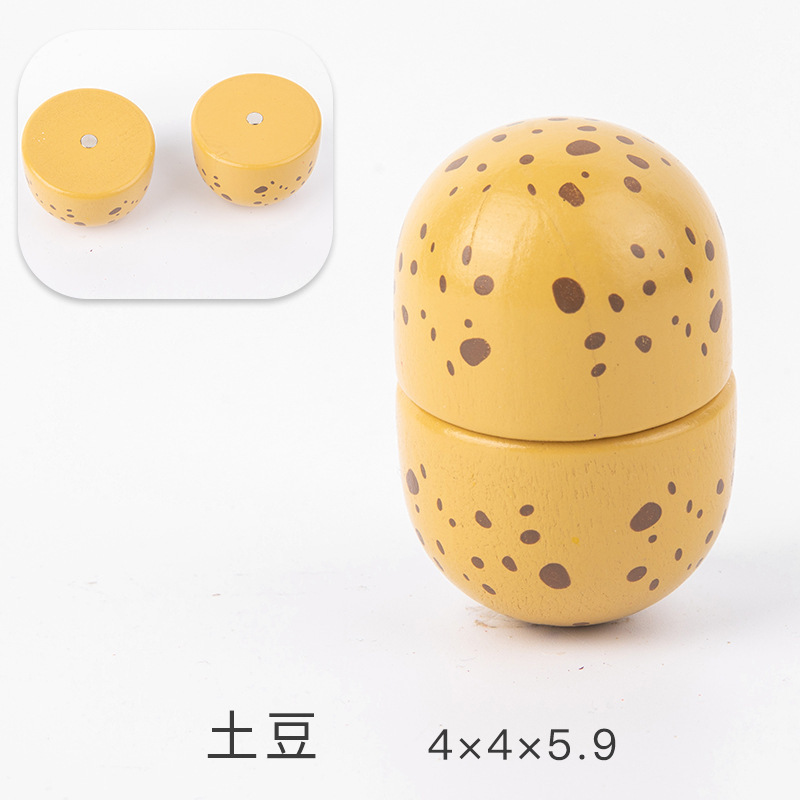 Los niños juegan casa cocina juguetes madera magnética verduras y frutas cortar madera frutas y verduras a granel traje al por mayor