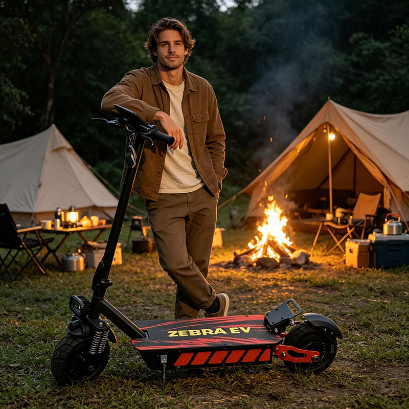 New Dual-Drive Folding Off-Road 10inch High-Power Small Electric Scooter for Adults, Youth, and College Students