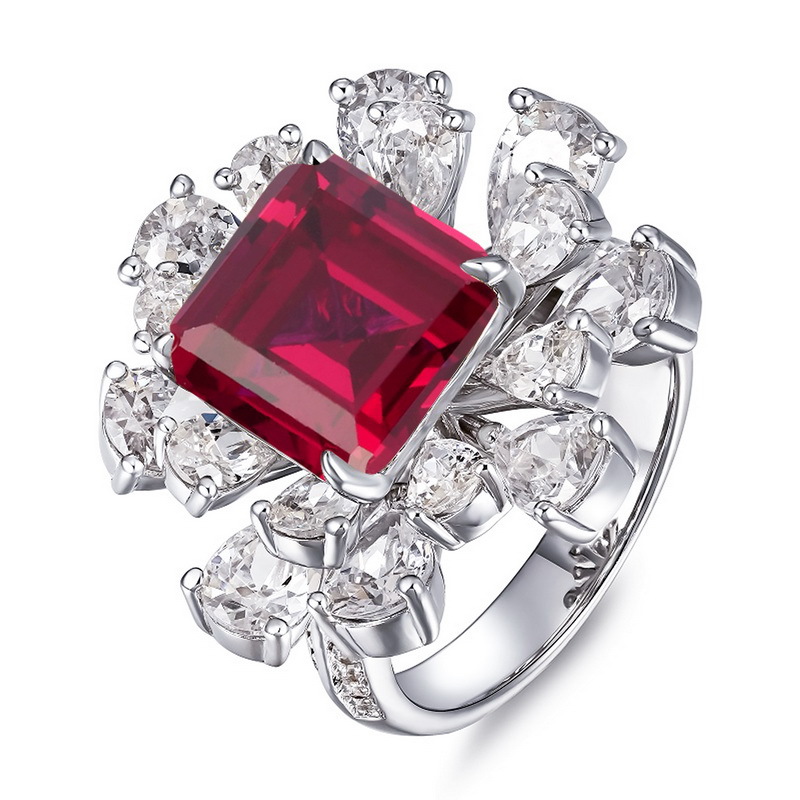 Cultivar el tesoro rojo (piedra principal 10*10mm)