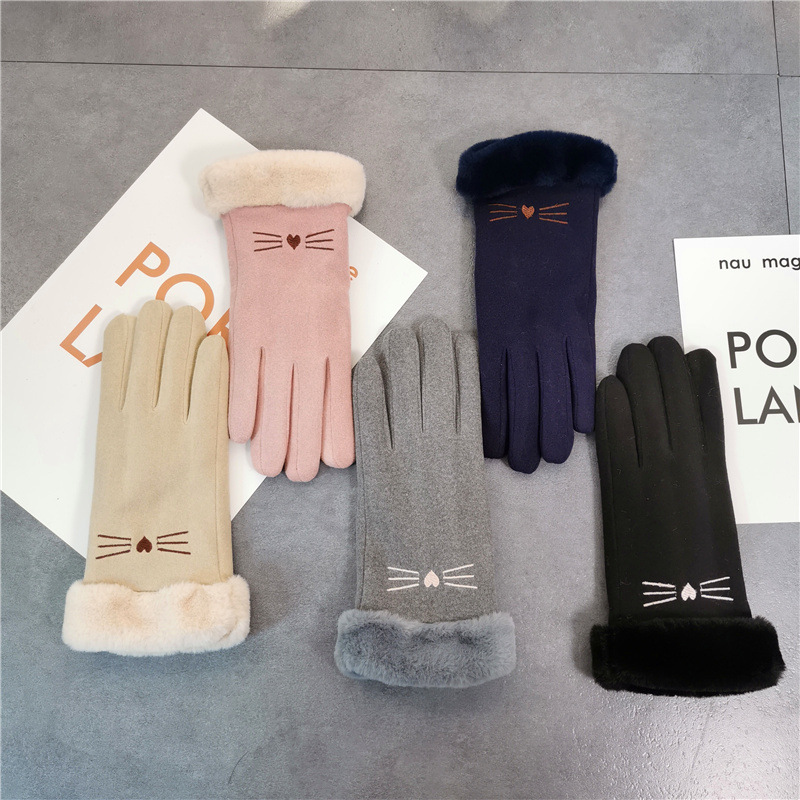 Women's Basic Simple Style Solid Color Gloves 1 Set display picture 1