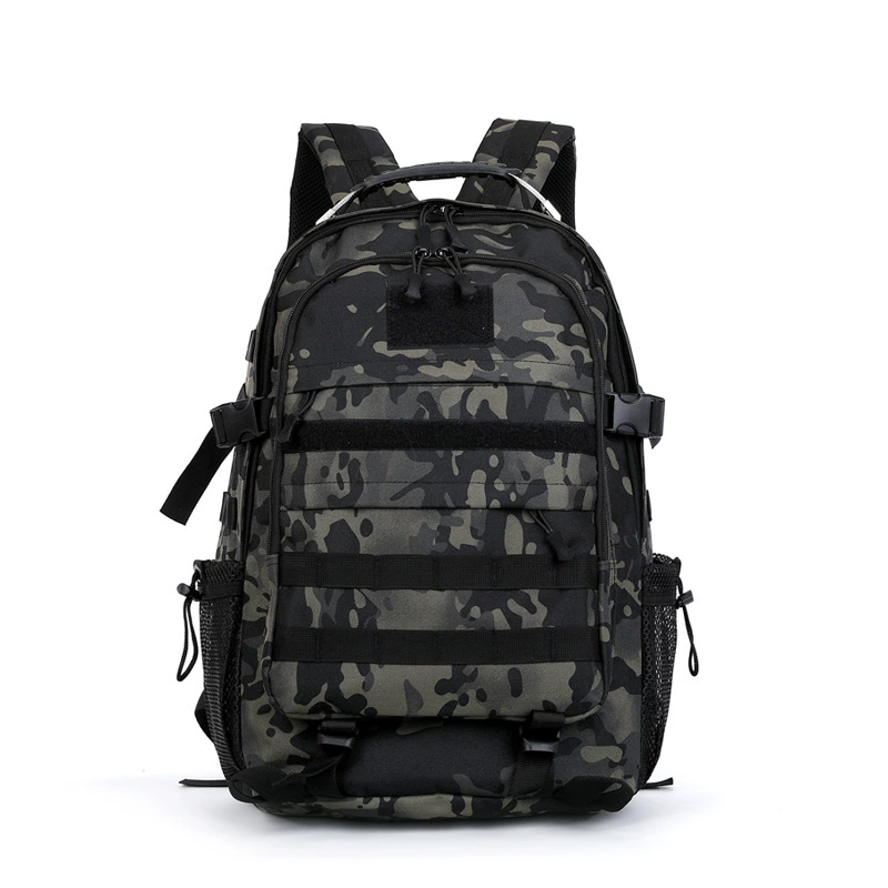 Camouflage capacious backpack outside climbing, tactics waterproof bag for traveling