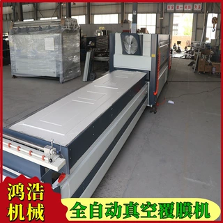 双锅软硬包套装门无压框冷吸机高低压三加温免漆衣柜门真空覆膜机
