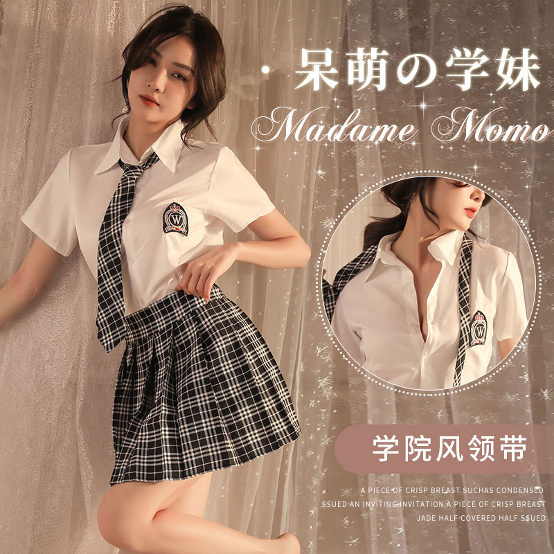 Love Sex Student Uniform Temptation Japanese Pure Desire Campus JK Uniform Short Skirt Plaid Tie Pure Student Dress Love Sex Student Uniform Temptation Japanese Pure Desire Campus JK Uniform Short Skirt Plaid Tie Pure Student Dress