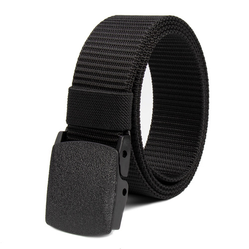 New Style Fabric Belt for Student Military Training Pants, Metal-Free Belt buckle, Woven Belt for Men and Women, Tactical Belt, In Stock