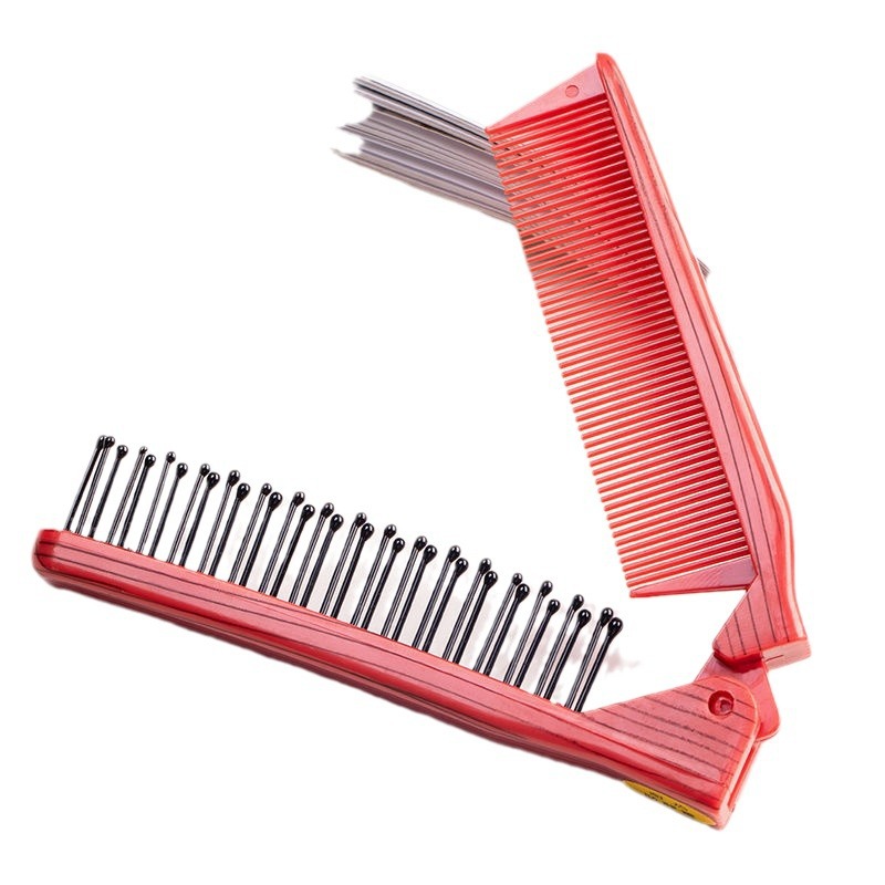 Nuevo plegable peine pequeña niña niños bebé trenzado línea de distribución trenza artefacto portátil viaje peine