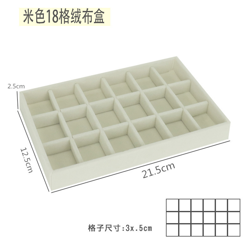 Muestra de joyería negra de alta calidad de tela de vello para ver paletas de joyería caja de almacenamiento collar de joyería anillo bandeja de visualización image 39