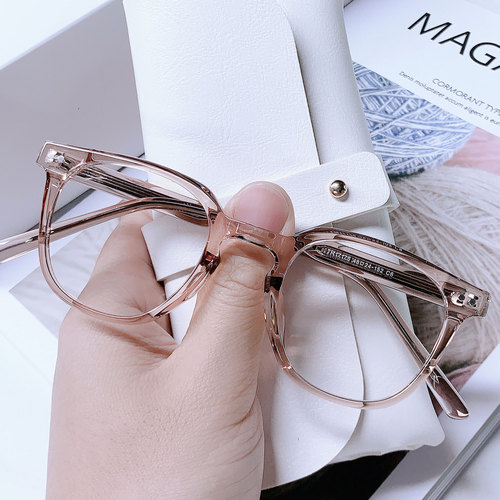 New tr90 Internet celebrity anti-blue light glasses, fashionable and simple plain glasses frame, women's glasses frame, men's wholesale