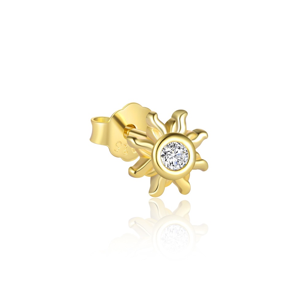 2g Weight Long-Lasting Plated Gold Plating Process 925 Sterling Silver Ear Needle Material 18K Real Gold Plated Plating Material Zircon Inlay Material Small Stud Earrings Classification 1 Piece, 1 Pair Quantity Casual, Daily Occasion 925 Sterling Silver Material Star, Moon, Heart Shape Pattern Women's Gender Basic, Simple Style Style 925 Sterling Silver Star Moon Heart Shape Zircon Small Stud Earrings 5