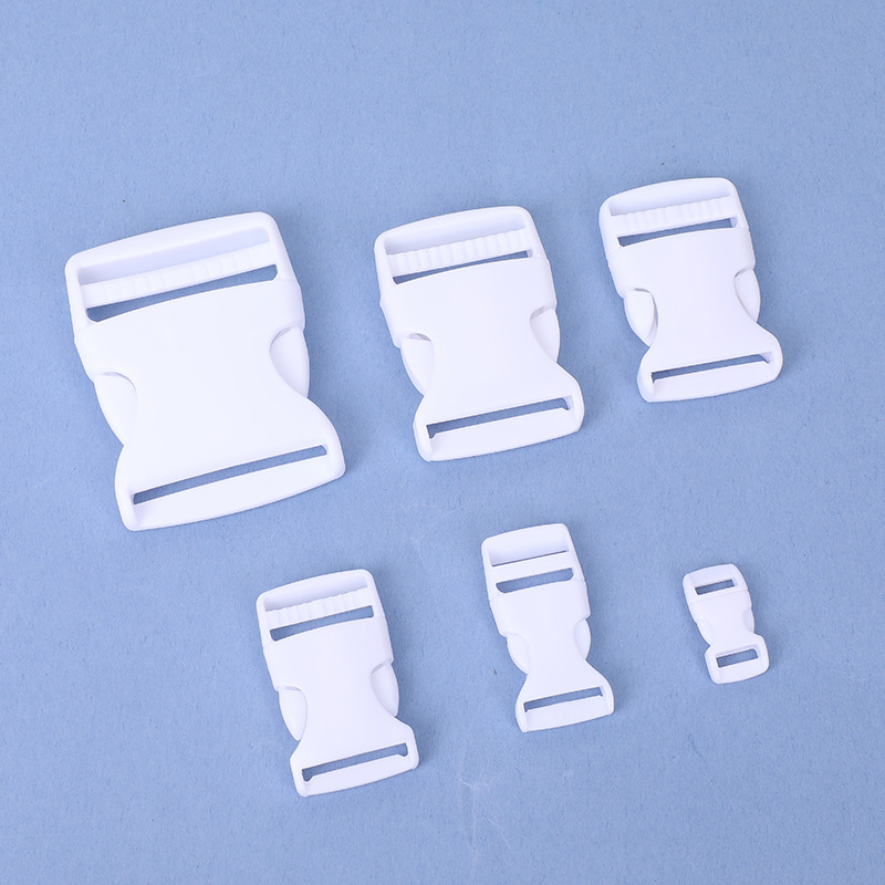 Stock stock hebilla de plástico blanco mochila correas hebilla de seguridad mochila escolar accesorios de ropa ajuste hebilla de hembra image 4