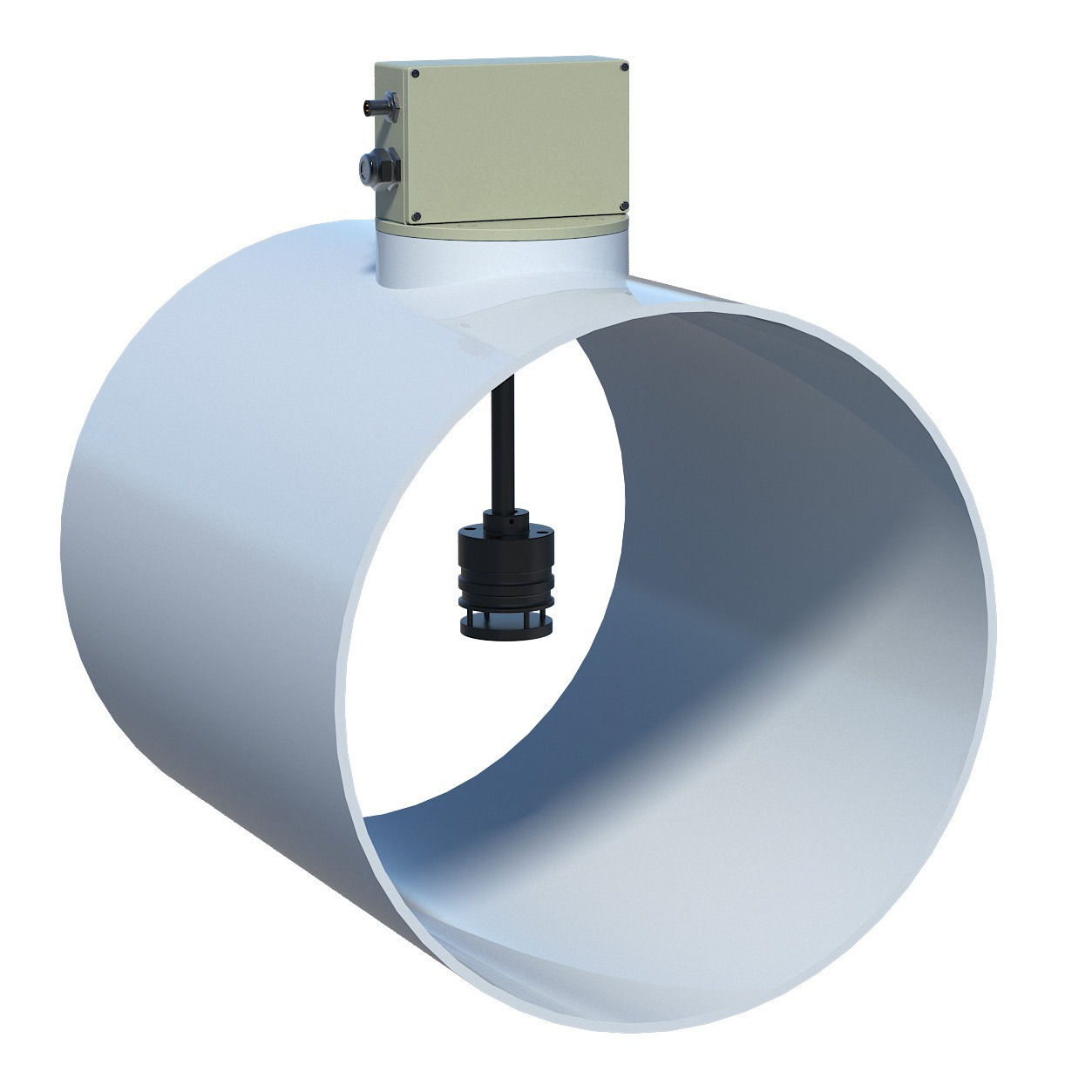 管道超声波风速仪-火车通风管道风速风向仪/机车通风管道流量监测