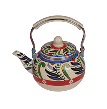 新疆搪瓷奶茶壶大排档茶水壶居家生活全套家庭2.5升烧水搪瓷壶