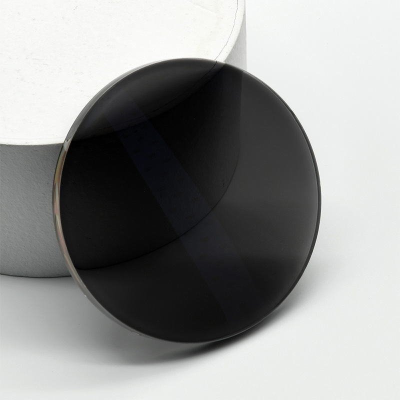 Inventario estable 1.56 lentes de decoloración de alta definición gris ac lentes de gafas fábrica de gafas lentes mayoristas