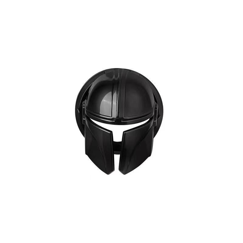Mandalorian con un botón para iniciar la cubierta de encendido del anillo de decoración Botón de llave de encendido cubierta de decoración de modificación interna universal