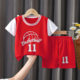 Summer children's basketball clothes suit boys' sports quick-drying clothes children's sleeveless shorts two-piece girls' vest