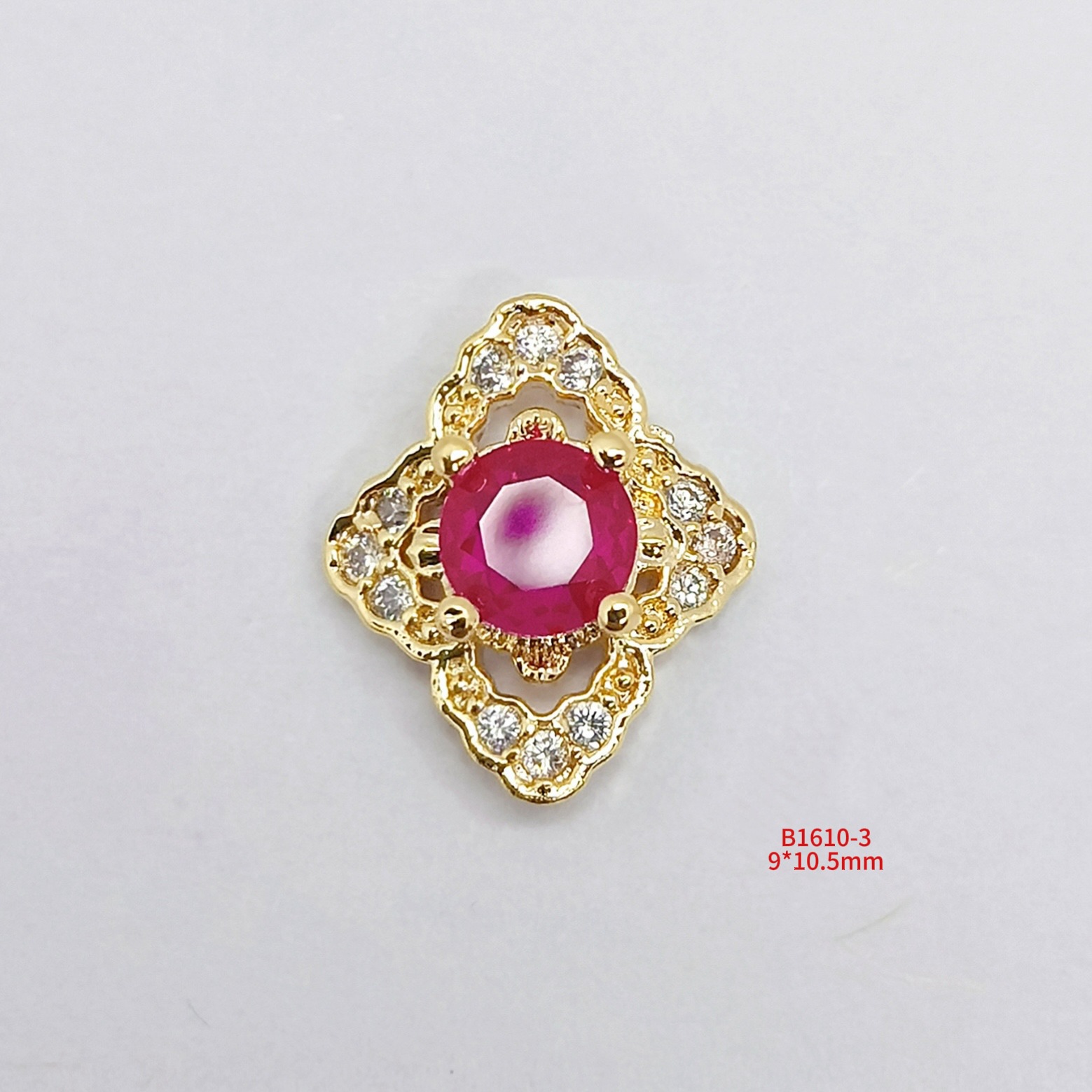 1610 골드 로즈 레드