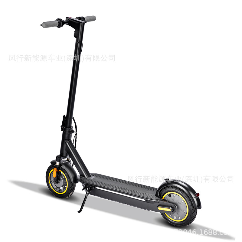 Scooter eléctrico MAXg30 PRO 10 pulgadas plegable con luz de color actualización de amortiguación frontal para conducir en lugar de alta resistencia