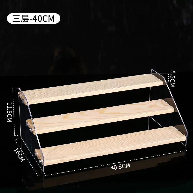  acrylic display stand display stand stepped transparent jewelry secondary hand-made model base frame custom-made