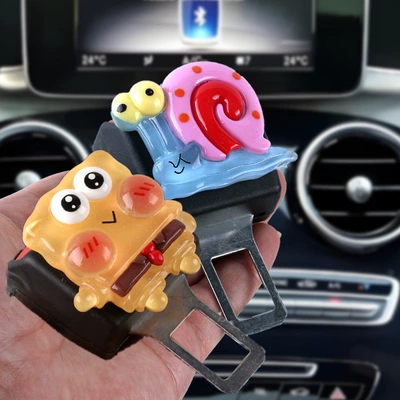 Belts Cartoon Cute Spongebob Plug | Other Automotive Interior Supplies - spongebob-squarepants-snail