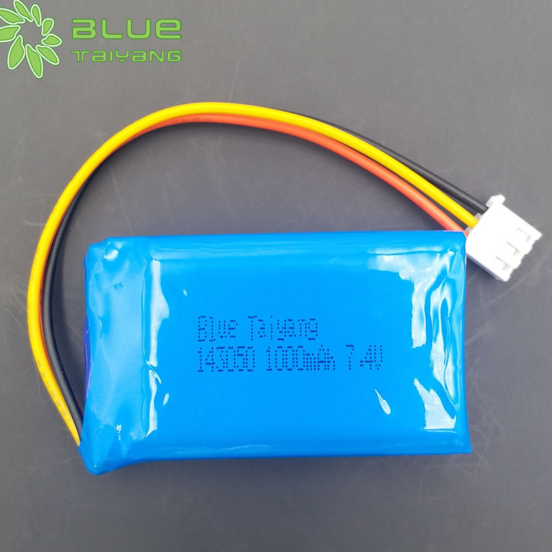 143050聚合物锂电池组1000mah车载导航智能仪表 7.4V