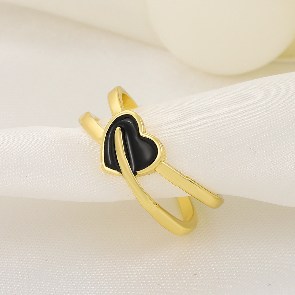 Womenu0027S Fashion Heart Alloy No Inlaid Rings Plating