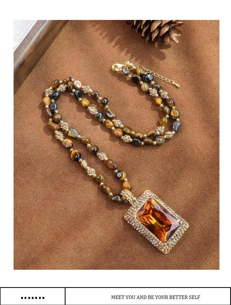 100g Weight Artificial Gemstones Pendant Material Artificial Gemstones Inlay Material Sweater Chain, Long Necklace Classification Alloy Chain Material IG Style Geometric Artificial Gemstones Artificial Gemstones Alloy Pendant Necklaces Wholesale