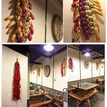 水果蔬菜挂件假辣椒玉米大蒜串农家乐饭店墙壁农作物装饰道具