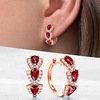 E3757 Rose Gold Red
