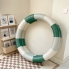 Retro green striped pond