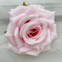 模造花着花工芸バラの花の先のかんざしの花の材料のバラの造花の帽子の花の装飾の絹の花の高級感の造花