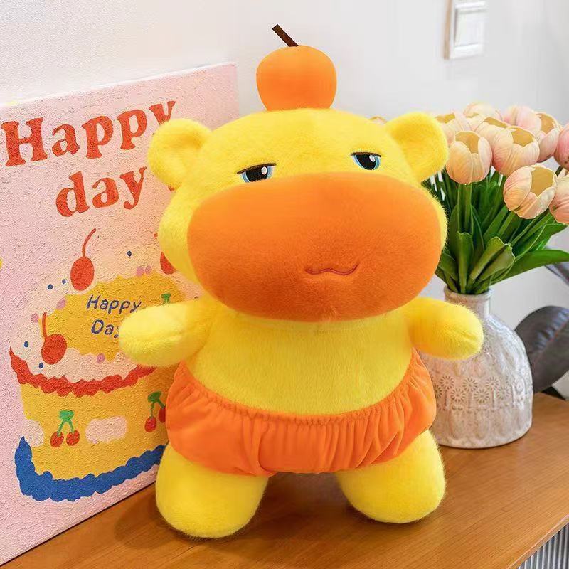 Popular Capybara Lulu Decompression Doll Funny Cute Expression Rag Doll Doll Machine Wedding Event Gift