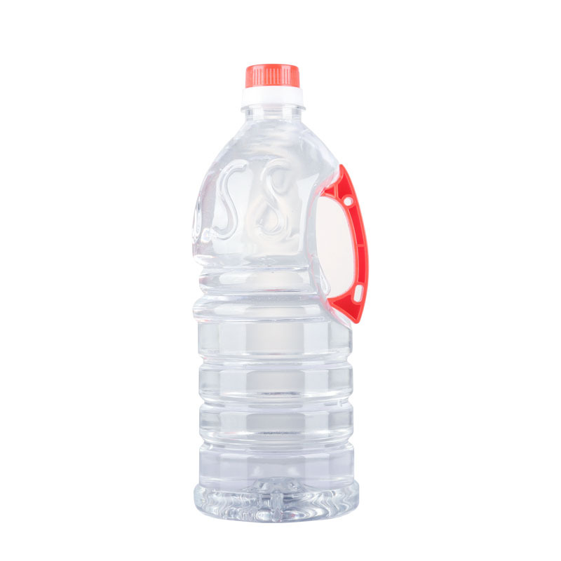 500ML/1L/1.5L/1.8l/2.5Lサイドハンドル透明食品級プラスチックオイルポット給油瓶白凌月|undefined