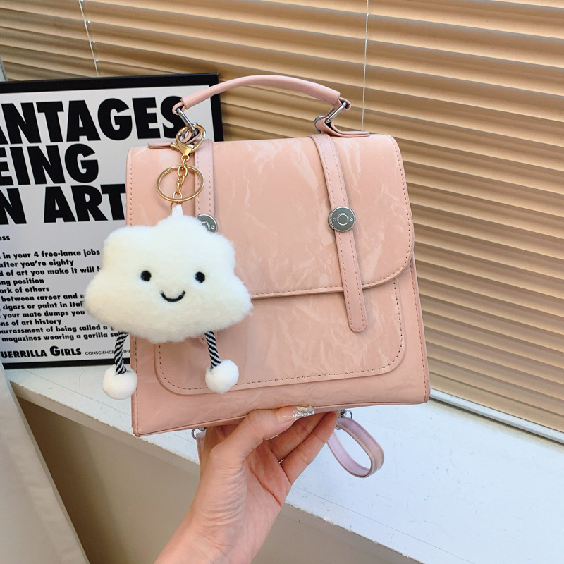 Mochila pequeña 2024 nuevo estilo de diseño de moda nicho de viaje bolsas escolares ligeras para mujeres ins para salir mochila pequeña