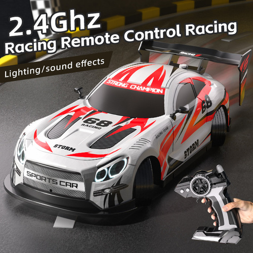 Professional RC remote control car for adults and children, drift car, electric flat sports car model, 4WD racing car toy for boys