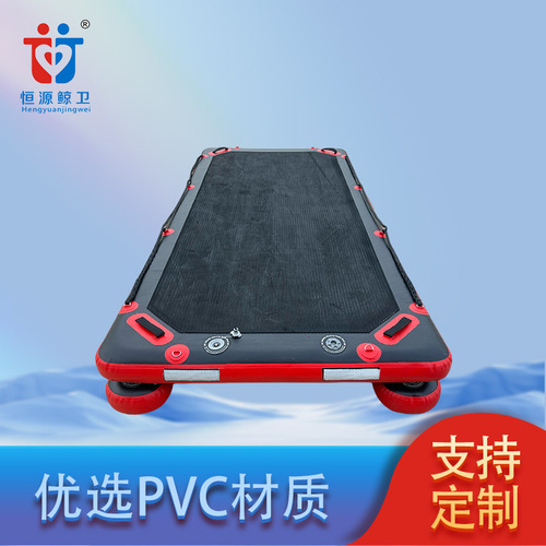 Water Rescue Platform, Fire Emergency Portable Water Surface PVC Inflatable Lifebuoy Bridge Float, Rescue Equipment