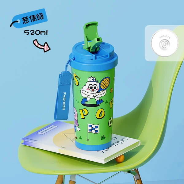 324-Canten Green [Double Drink Ceramic Style]