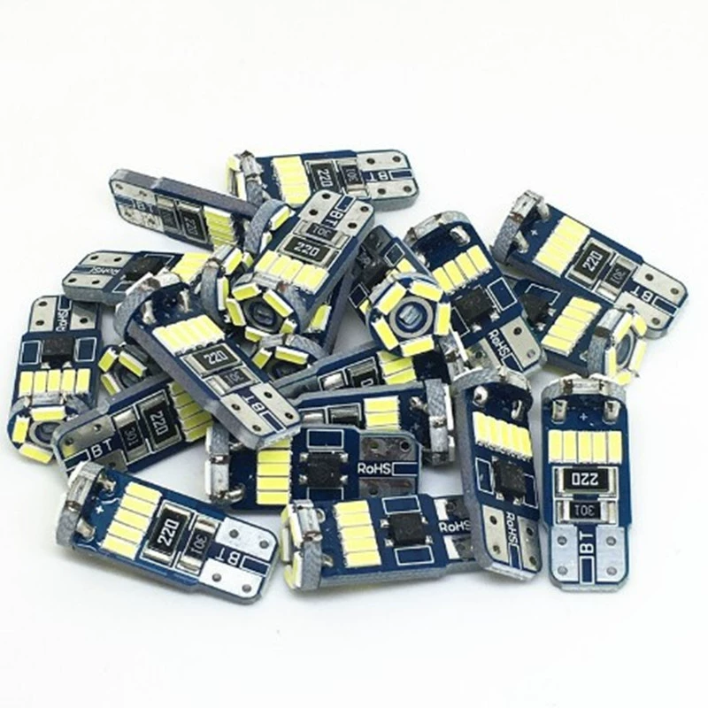 Авто LED декодирующее дисплей широкого света T10 4014 15smd свет reading свет внутри крыши свет для номерного знака