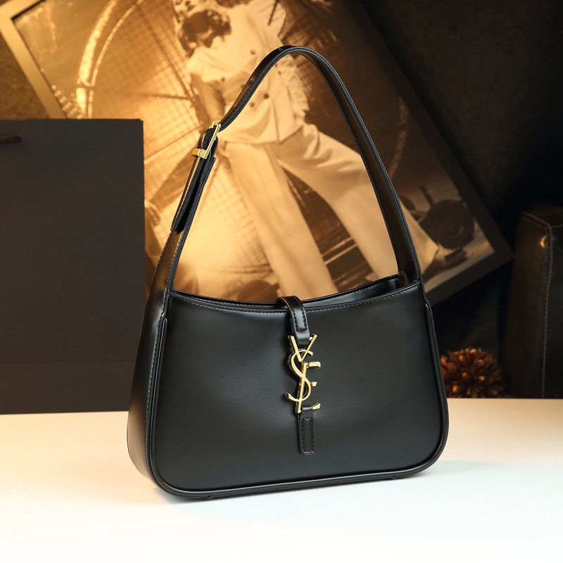 Niche Minimalist Genuine Leather Women's Bag 2025 New French Fashion Underarm Bag Luxury Versatile Shoulder Bag - Thumbnail 7