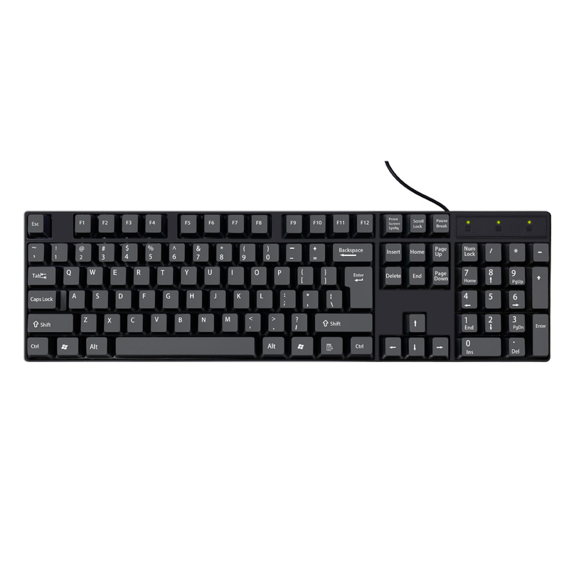 Cross-border K1800 English French hungry Spanish alafai USB wired office computer keyboard