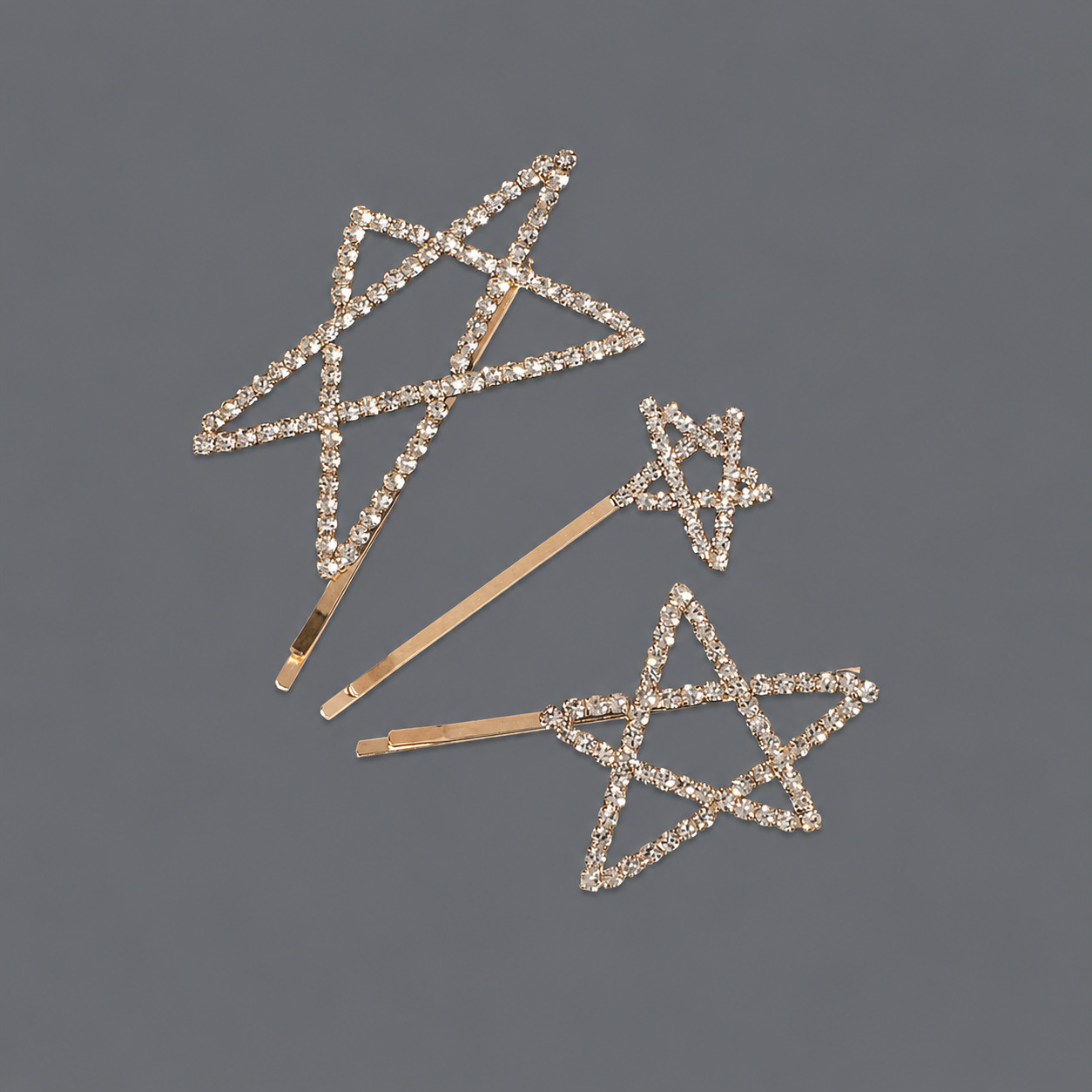 Horquilla de zirconio de lujo ligero europeo y americano con incrustaciones de diamantes, pinza de pelo de alta gama para mujer, suministro mayorista transfronterizo directo de fábrica.