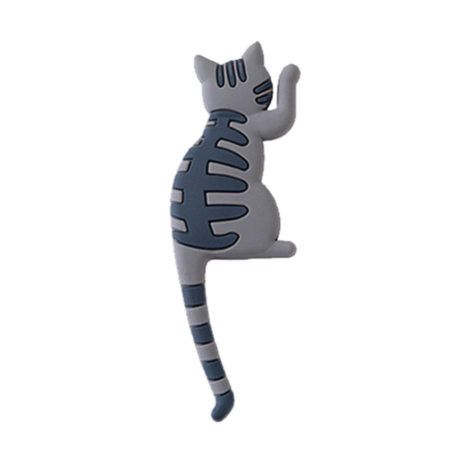 Fuente Cross-border linda cola de gato imán de nevera gancho fuerte imán imán creativo lindo pegatina magnética Japón y Corea del Sur Taiwán
