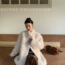 皮草;休闲裤;女式皮衣