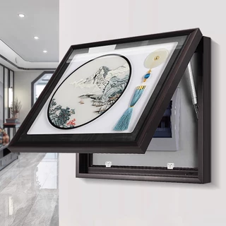 刺绣免打孔电表箱装饰画2026新款遮挡电闸配电箱挂画高级感苏绣画