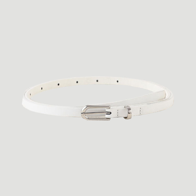 실버 버클 화이트