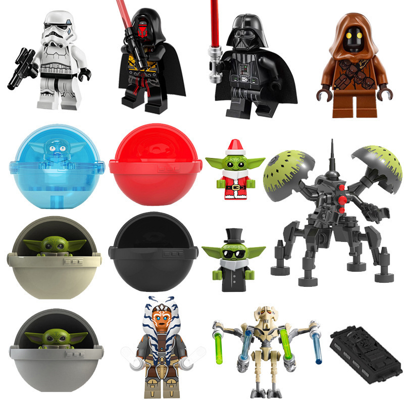 Foreign Trade Specializes in Planet Building Block Minifigures Pg351 Xp353 Xp352 Xp335 Small Particle War Toys
