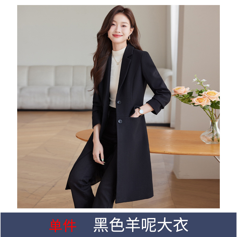 블랙 코트 싱글피스