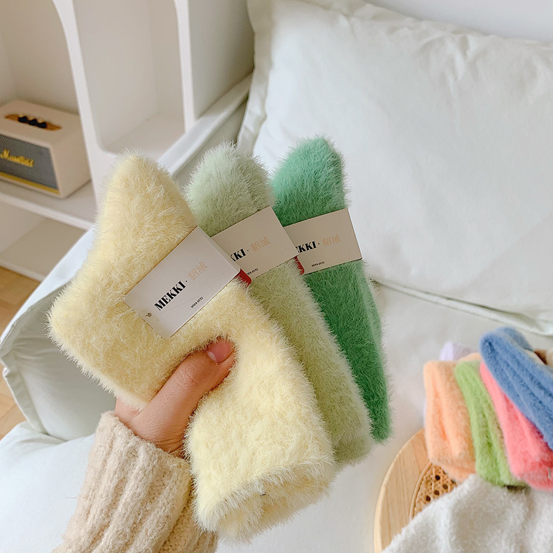 Nylon Fabric Type A Pair Quantity Sweet Women's Solid Color Nylon Ankle Socks A Pair