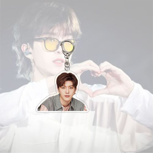 Layer Acrylic Keychain Fan Chengcheng Pendant Celebrity Merchandise Independent Packaging Gift Stand Decor