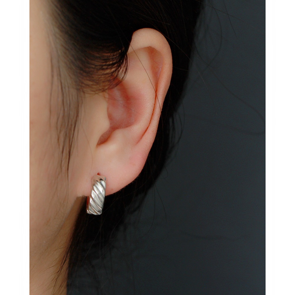 7g Weight 0.03µm Gold Plating Thickness Electroplating Gold Plating Process 1 Pair 925 Sterling Silver Geometric Electroplating 18K Real Gold Plated Platinum Plated Earrings