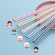 Cooker King Alloy Chopsticks Household High-grade Tableware One-person Chopsticks Color-separation Non-slip Chopsticks Mold-proof High-temperature-resistant Chopsticks T