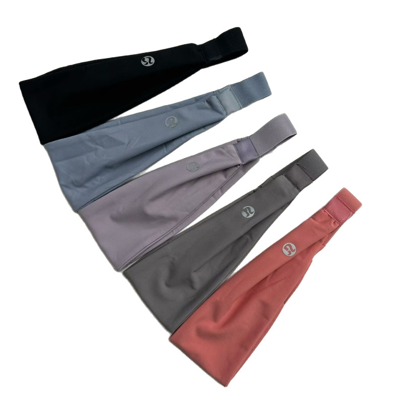 New Xiaolu brand fashion sports yoga wide headband, sweat-absorbing and breathable fitness headband, outdoor cycling headscarf